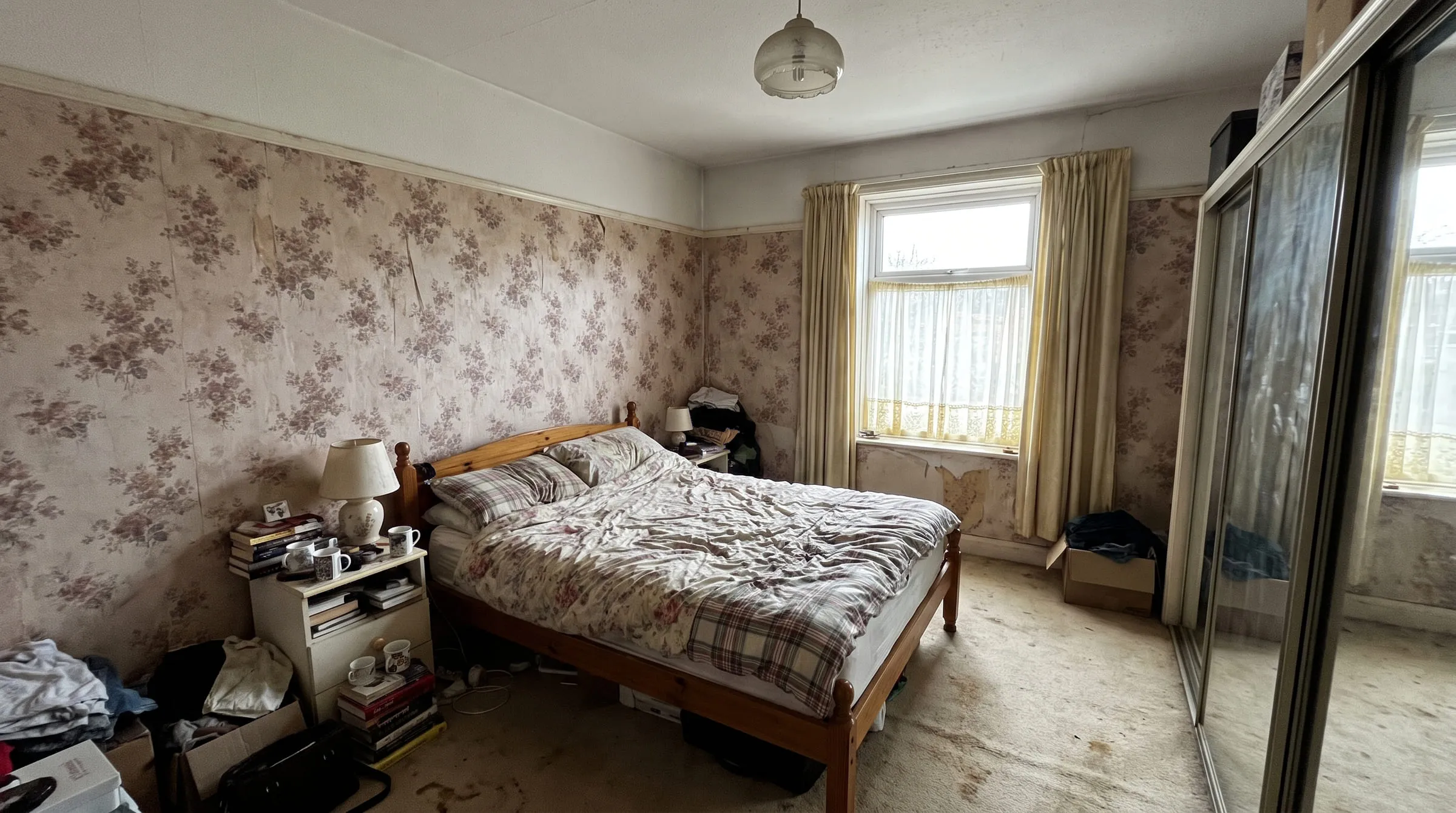 The original bedroom photo, before any edit
