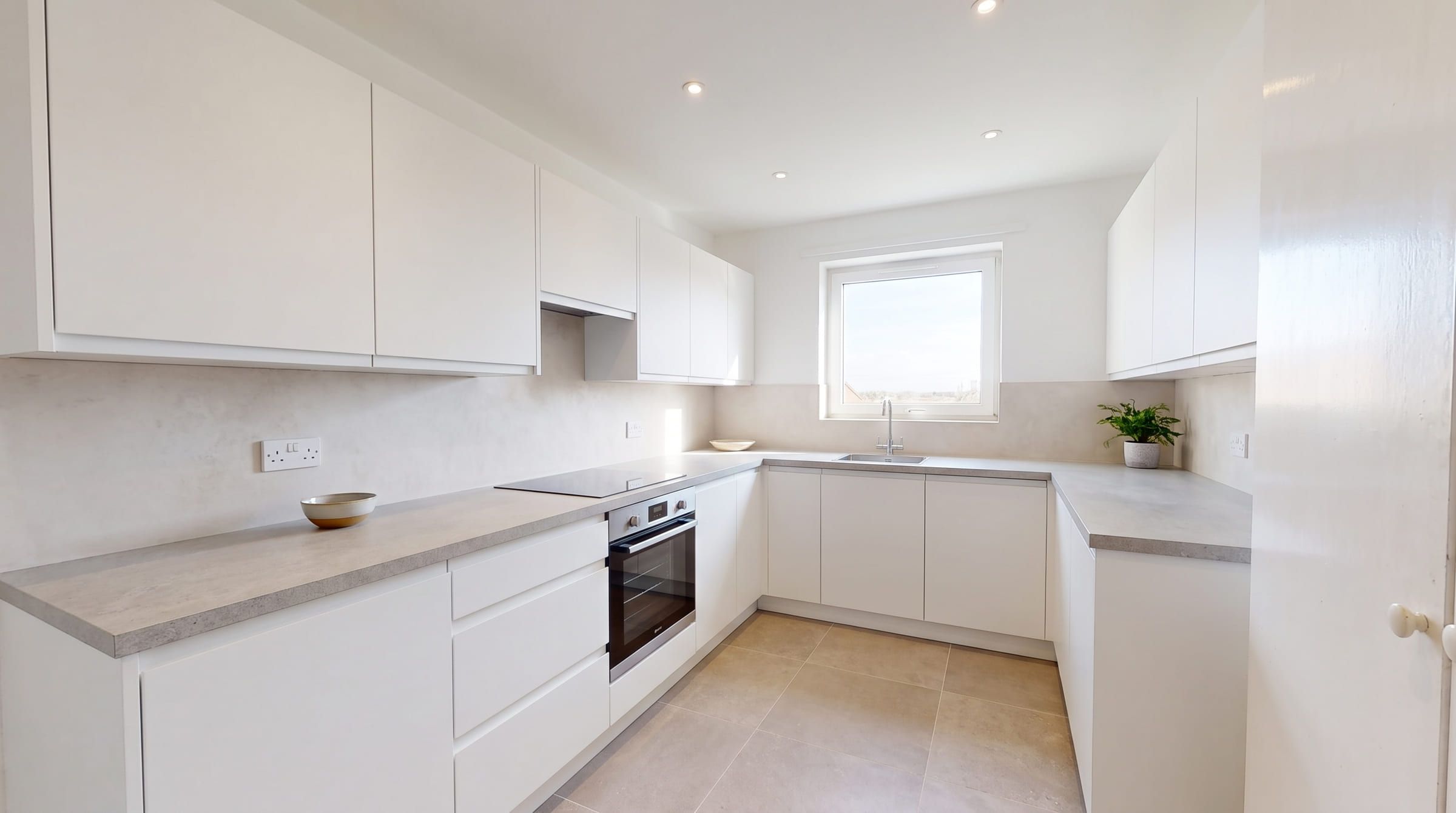 A redesigned kitchen