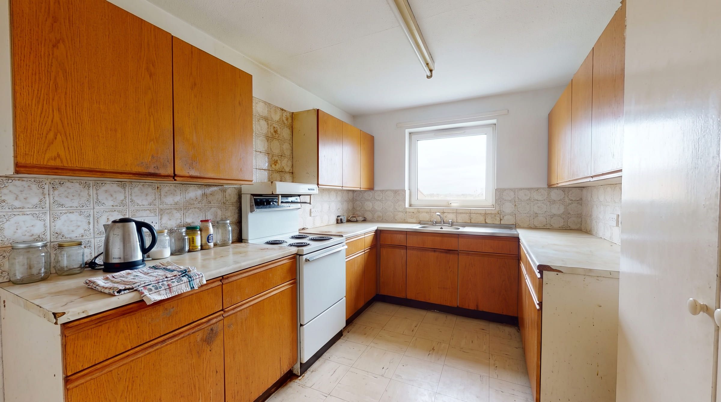 A dated kitchen before redesign