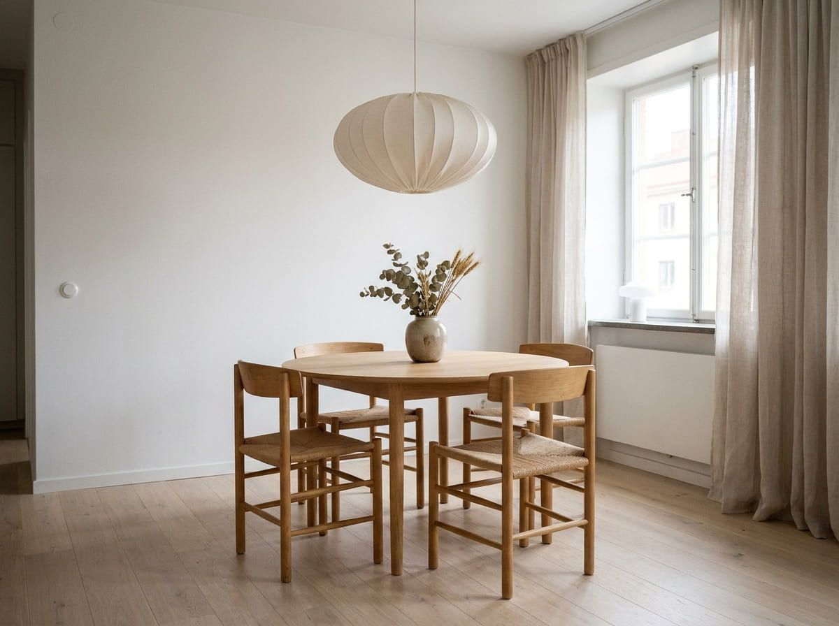 A redesigned dining room